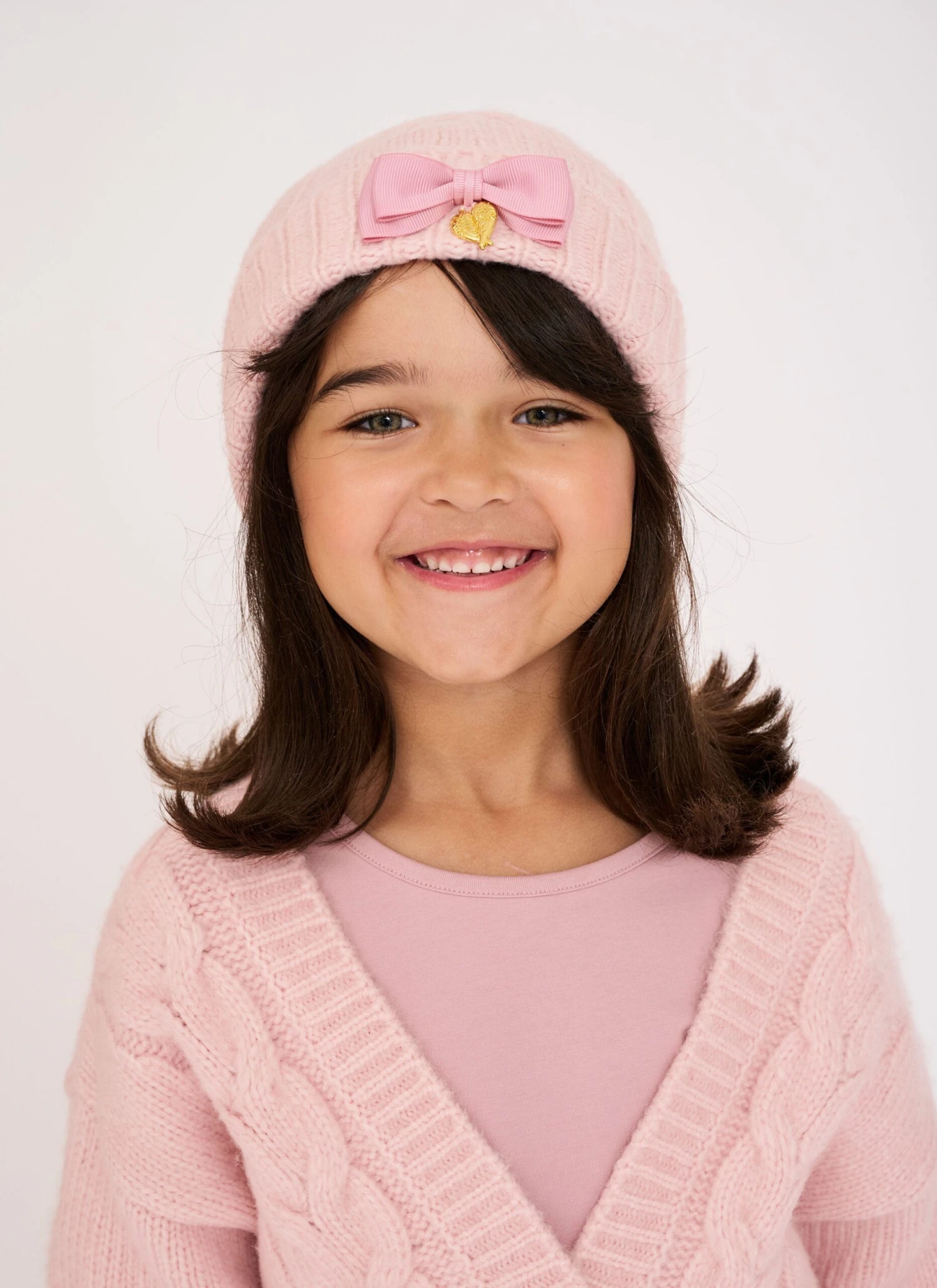 Echo Cable Hat Pink 3 Echo Cable Hat Pink - Image 3