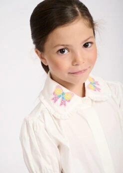 Edie S/S Blouse White -Angels-Face Shop Edie Snowdrop 1