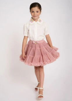 Edie S/S Blouse White -Angels-Face Shop Edie Snowdrop 2