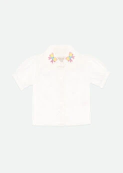 Edie S/S Blouse White