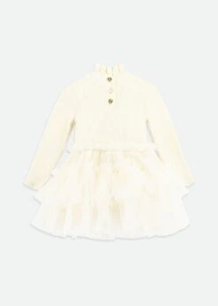 Elin Baby Tulle Dress Vanilla -Angels-Face Shop Elin Dress Baby Vanilla Back