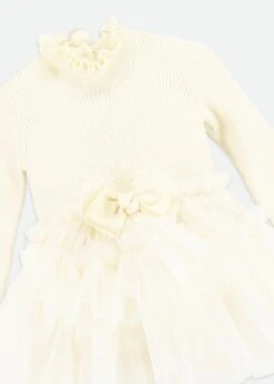 Elin Baby Tulle Dress Vanilla -Angels-Face Shop Elin Dress Baby Vanilla Detail