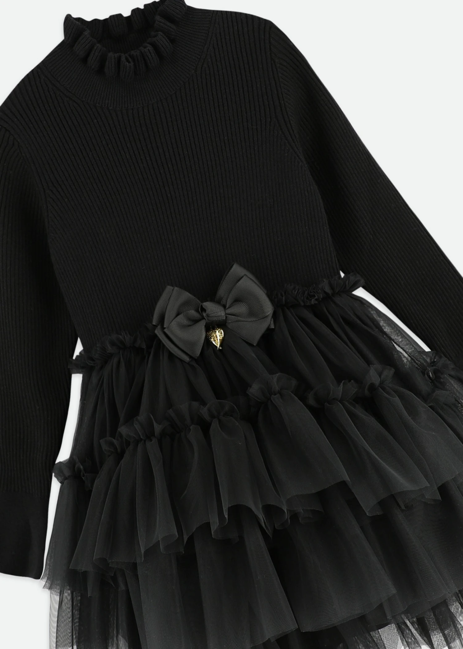 Elin Tulle Dress Black 5 Elin Tulle Dress Black - Image 5