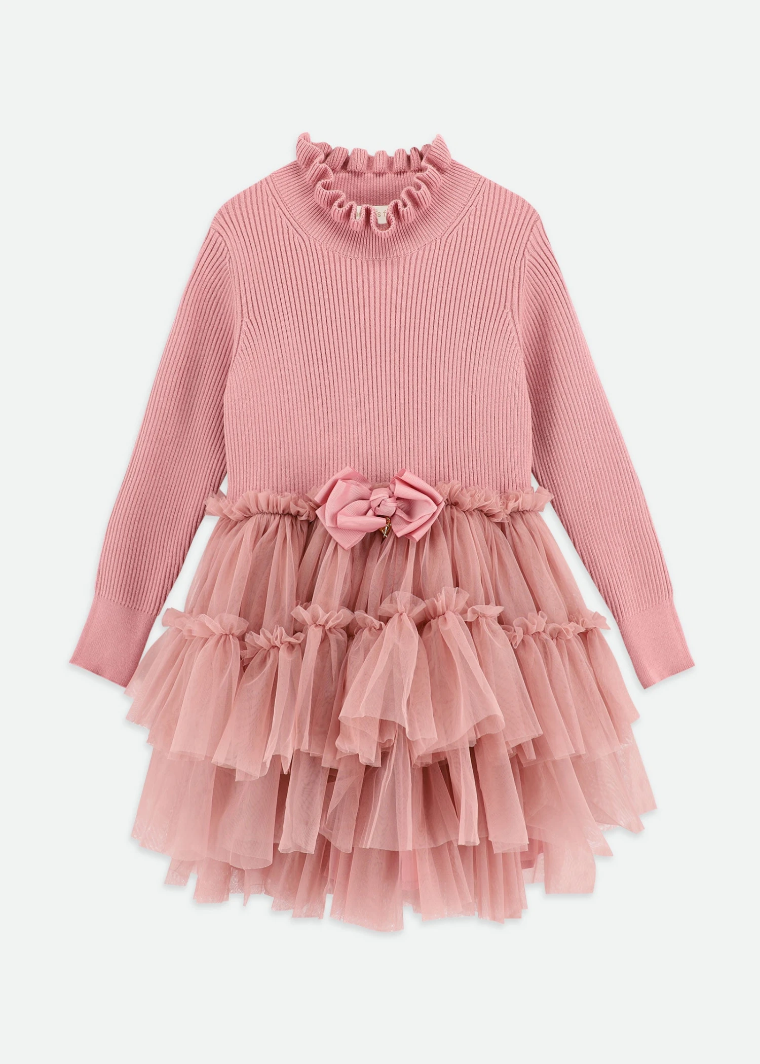 Elin Tulle Dress Tea Rose 1 Elin Tulle Dress Tea Rose