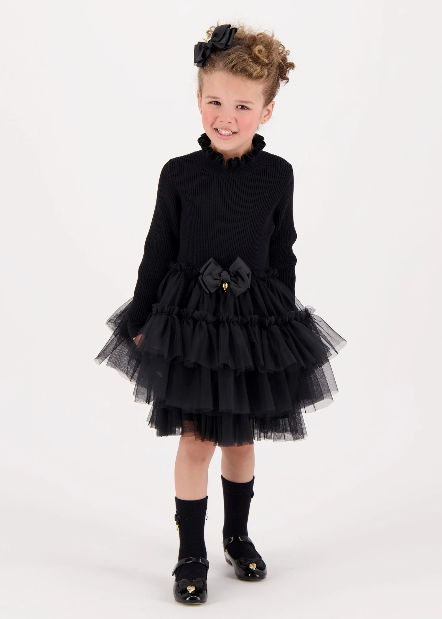 Elin Tulle Dress Black 3 Elin Tulle Dress Black - Image 3