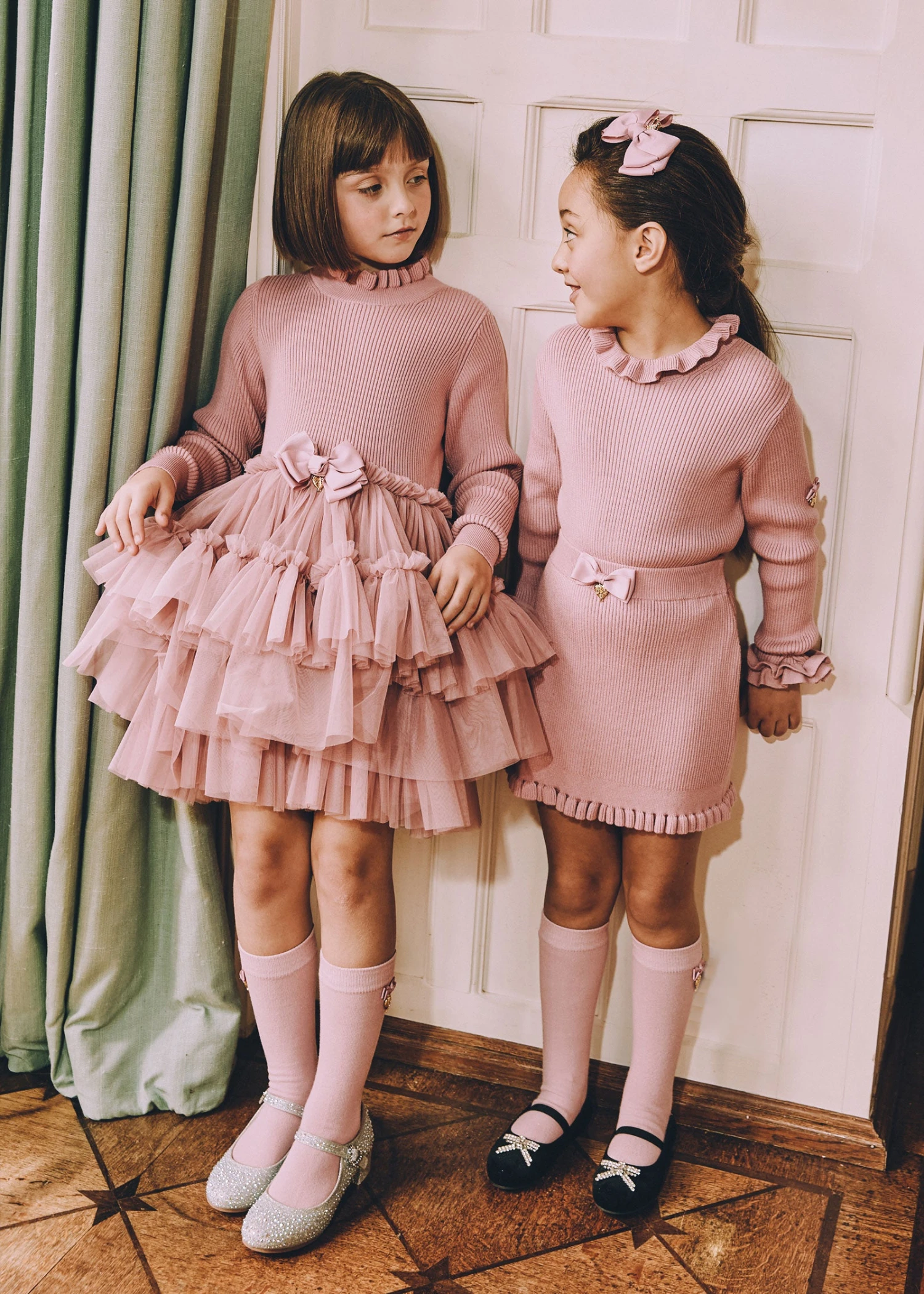 Elin Tulle Dress Tea Rose 2 Elin Tulle Dress Tea Rose - Image 2