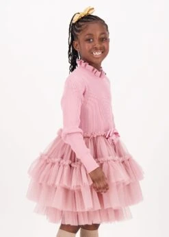 Elin Tulle Dress Tea Rose 9 Elin Tulle Dress Tea Rose -Angels-Face Shop Elin Dress Tea Rose Lifestyle 3