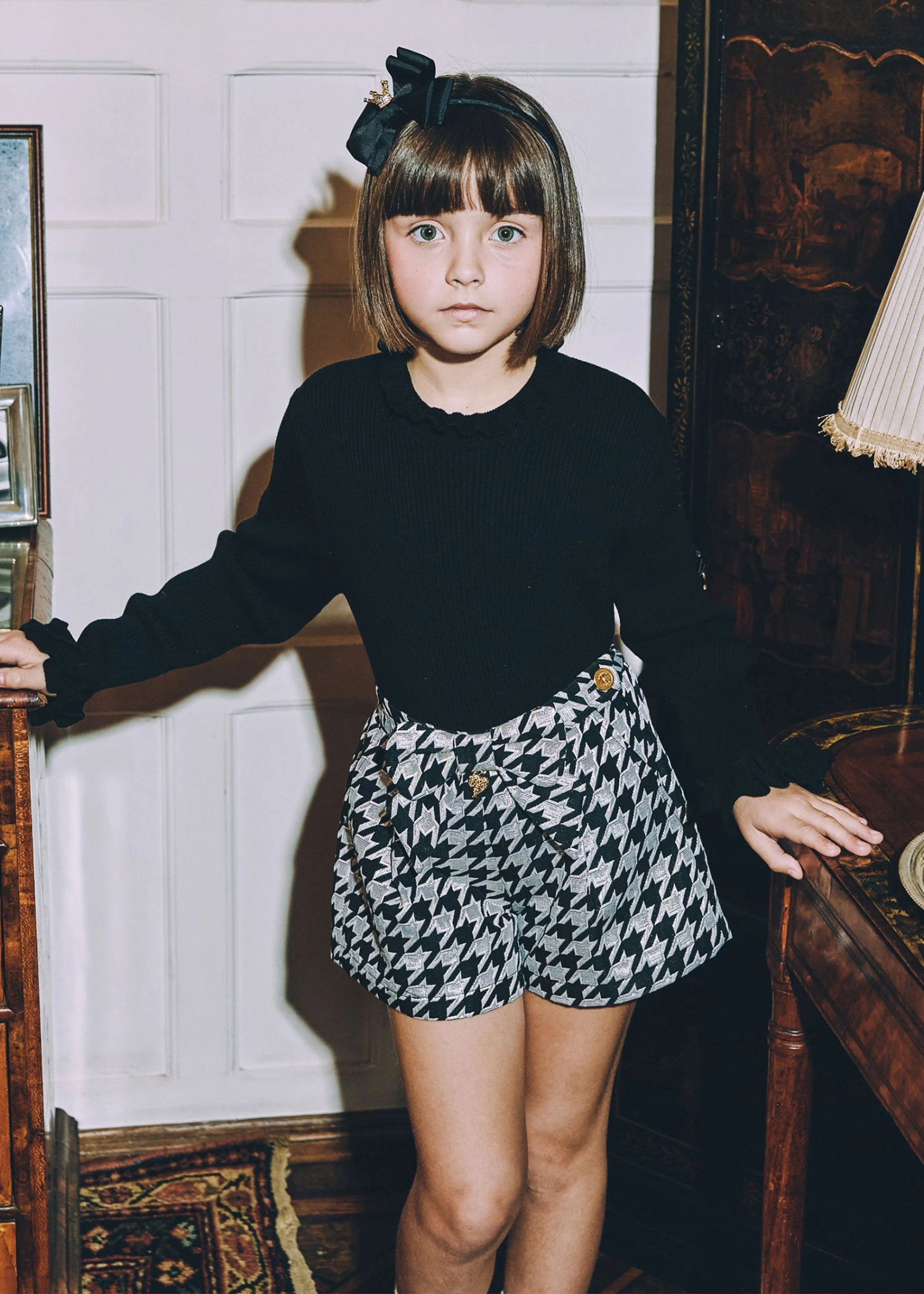 Elma Ribbed Jumper Black 2 Elma Ribbed Jumper Black - Image 2