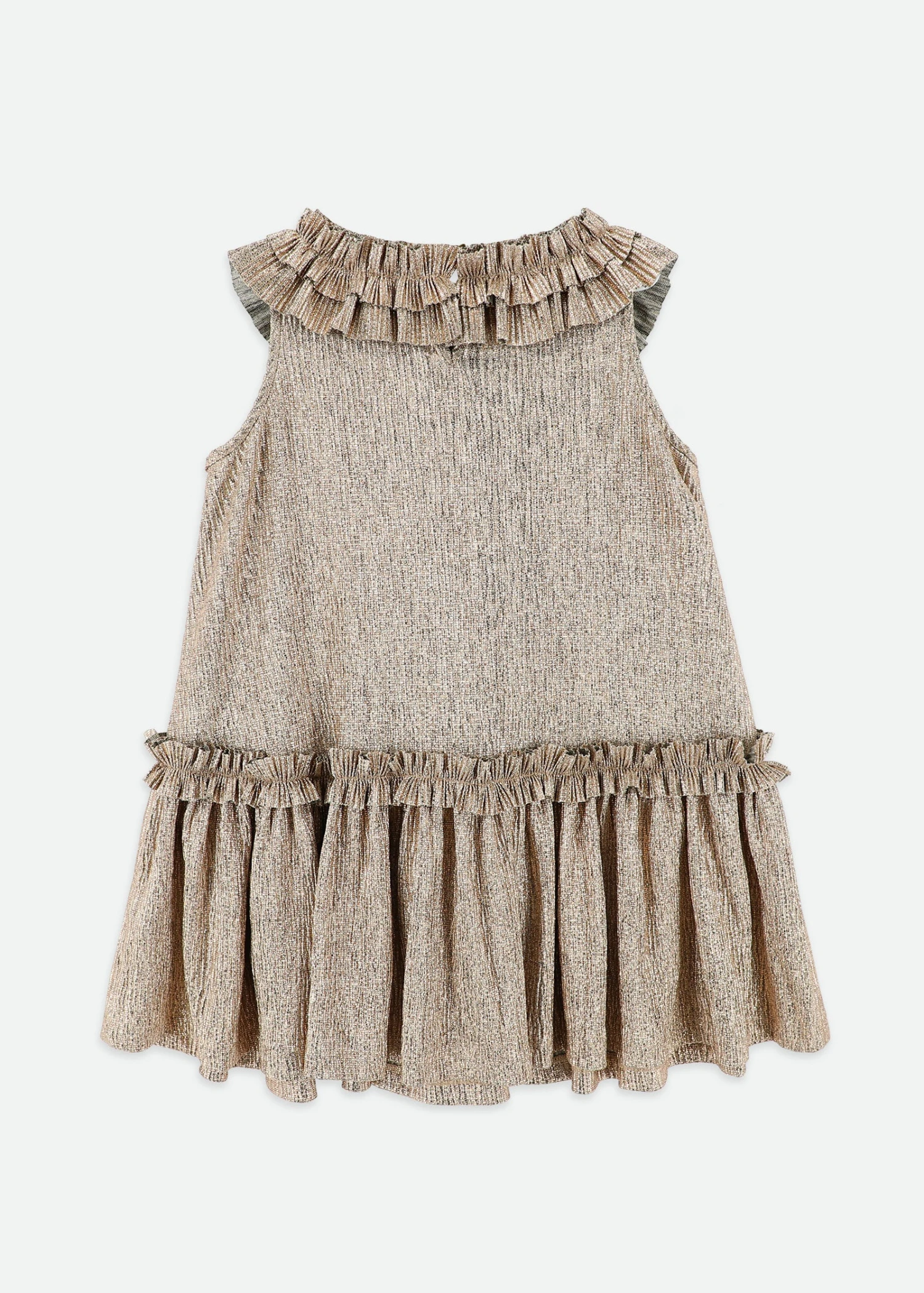 Ember Pleated Dress Gold 5 Ember Pleated Dress Gold - Image 5