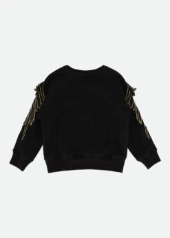 Emelia Sweatshirt Black 9 Emelia Sweatshirt Black -Angels-Face Shop Emelia Sweatshirt Black Back