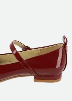 Esme Patent Shoe Burgundy -Angels-Face Shop Esme Shoe Burgundy Back