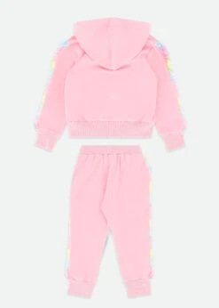 Estella Rainbow Trim Tracksuit Fairy Pink -Angels-Face Shop Estella Tracksuit Rainbow Back