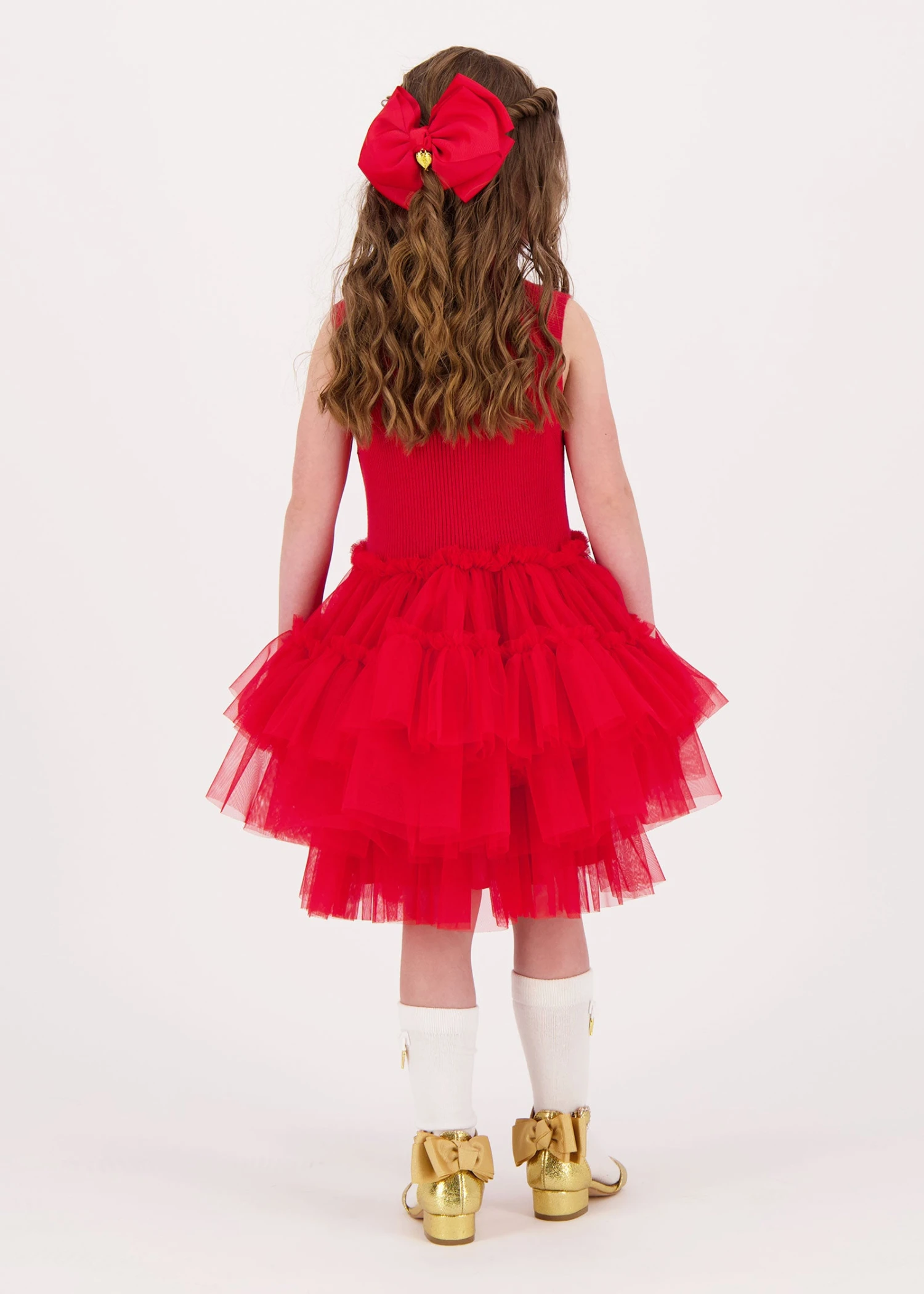 Eunice Knit Dress Red 4 Eunice Knit Dress Red - Image 4