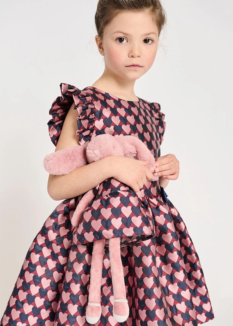 Fifi Tea Rose Navy Hearts 2 Fifi Tea Rose Navy Hearts - Image 2