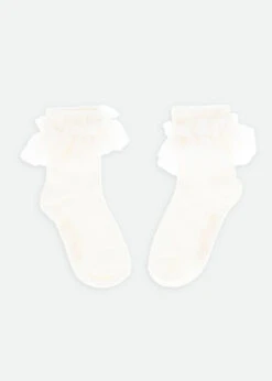 Frilly Socks Snowdrop -Angels-Face Shop Frilly Socks Snowdrop 2