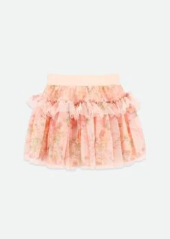 Georgian Primrose Skirt Peach -Angels-Face Shop Georgian Skirt Peach Back
