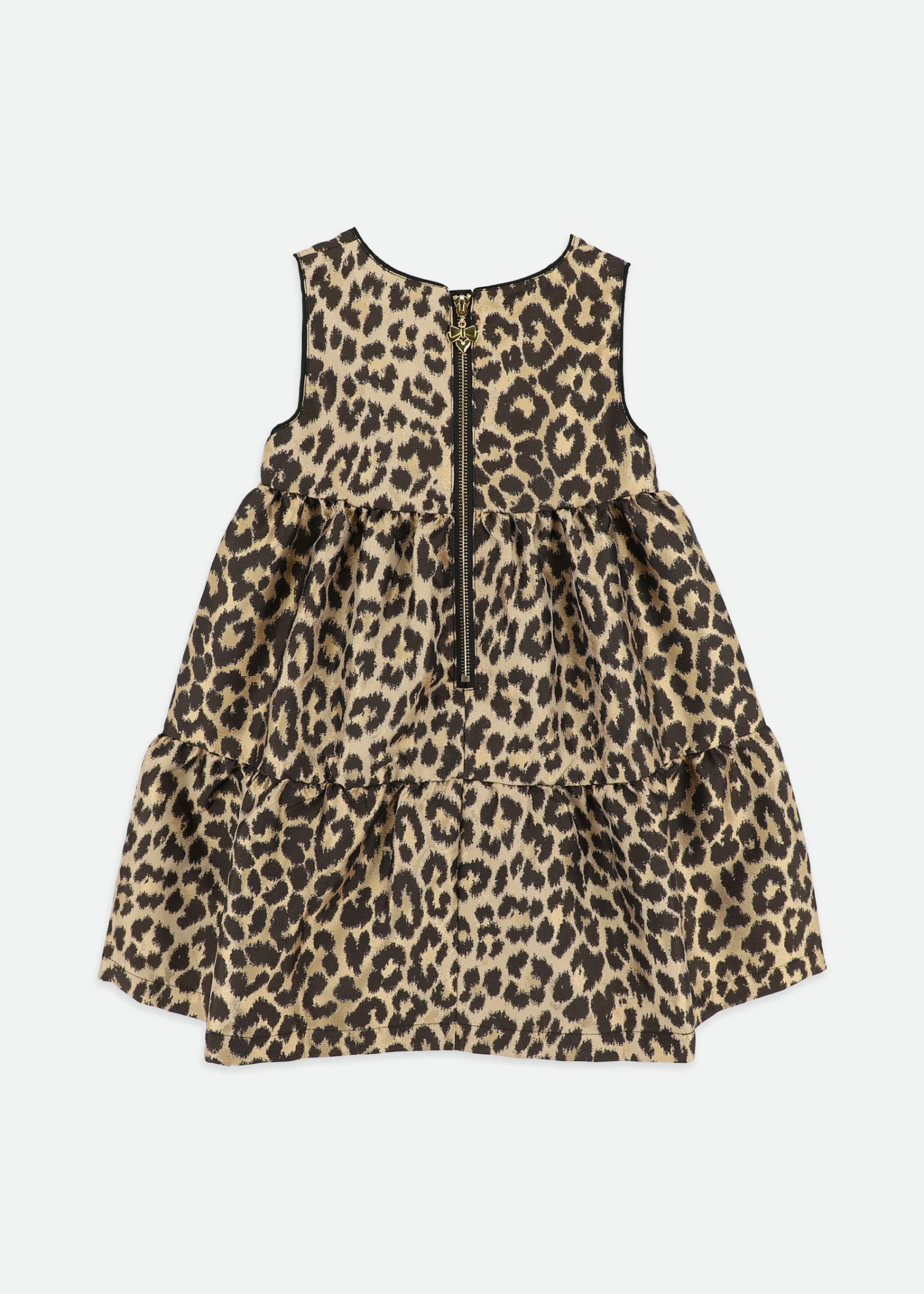 Georgie Leopard Tiered Dress Black 6 Georgie Leopard Tiered Dress Black - Image 6