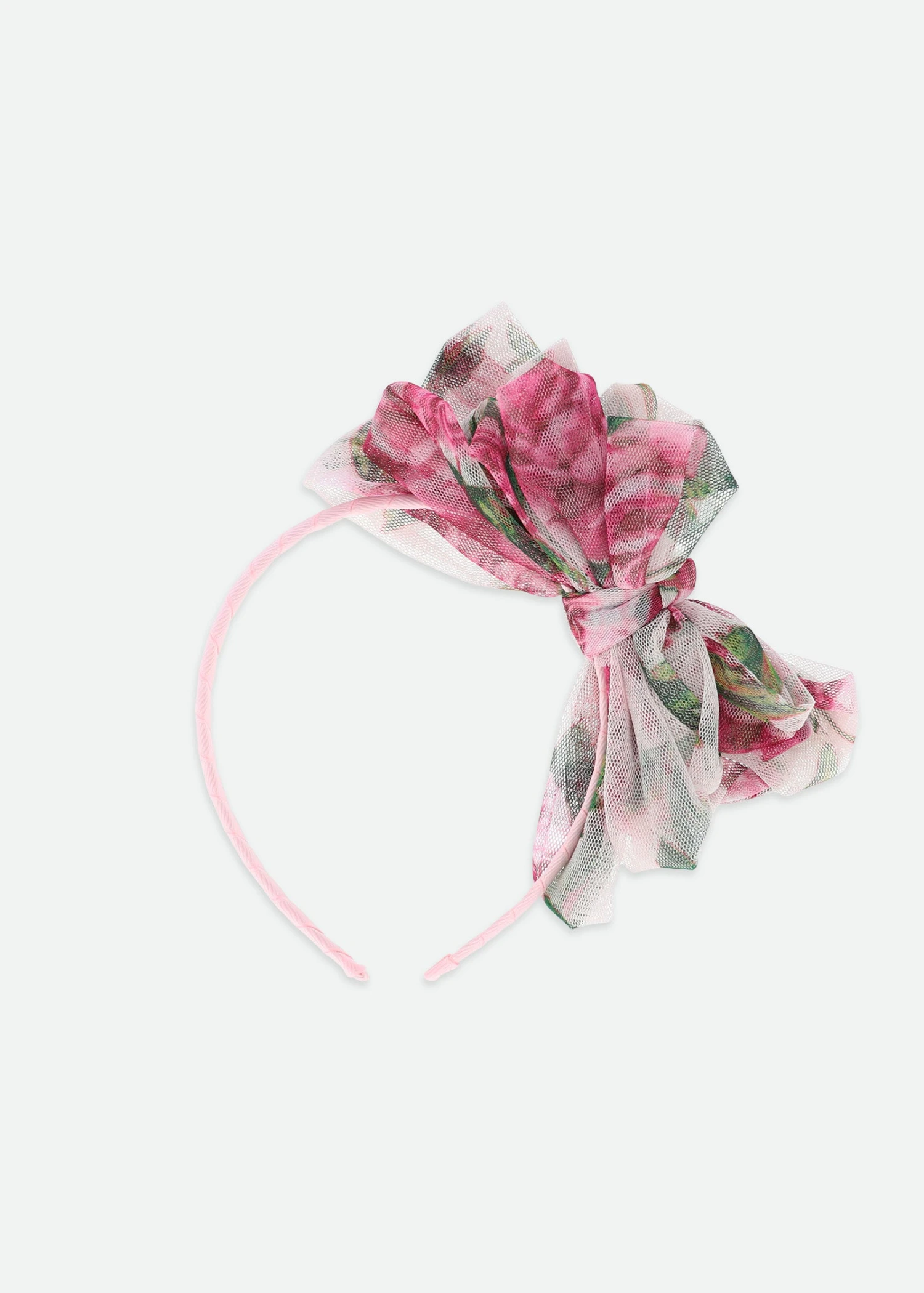 Gladys Roses Tulle Headband Pink 3 Gladys Roses Tulle Headband Pink - Image 3