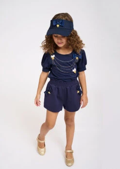 Goldie Tee Navy -Angels-Face Shop Goldie Navy 1