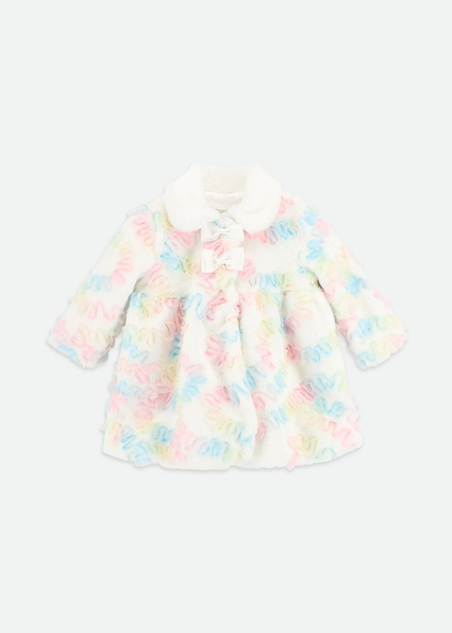 Harmony Baby Fur Pastel Coat Snowdrop 1 Harmony Baby Fur Pastel Coat Snowdrop