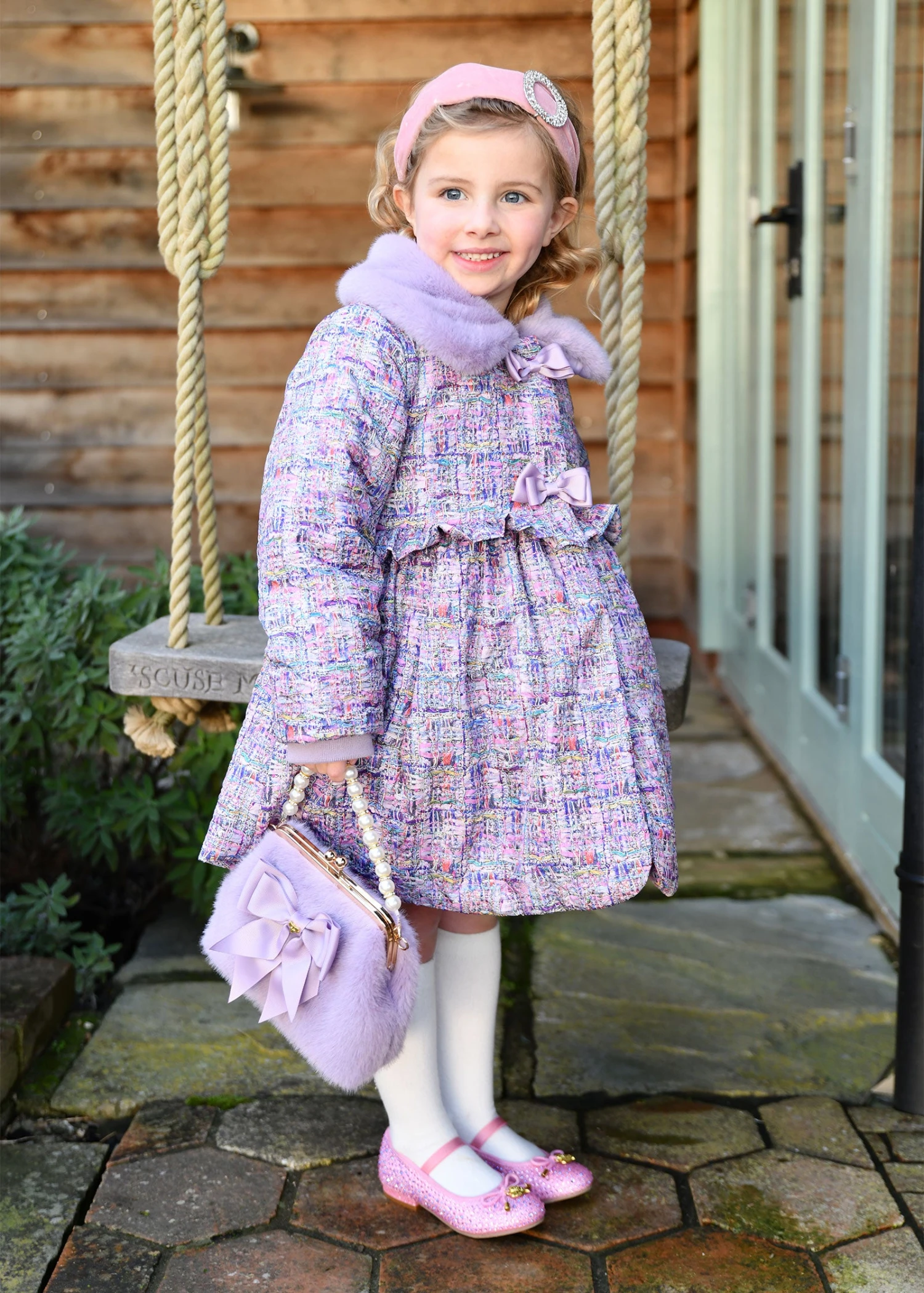 Harmony Coat Purple Mix 2 Harmony Coat Purple Mix - Image 2