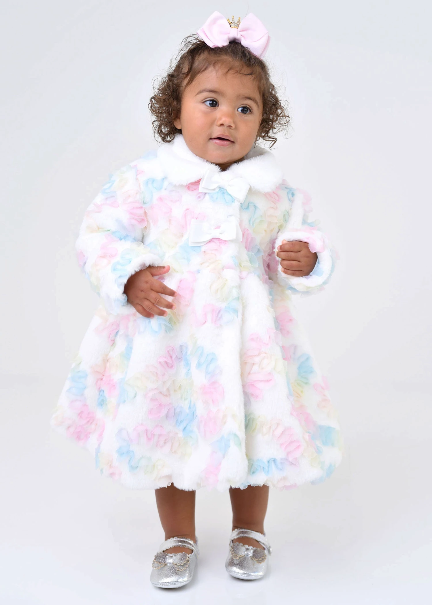 Harmony Baby Fur Pastel Coat Snowdrop 2 Harmony Baby Fur Pastel Coat Snowdrop - Image 2