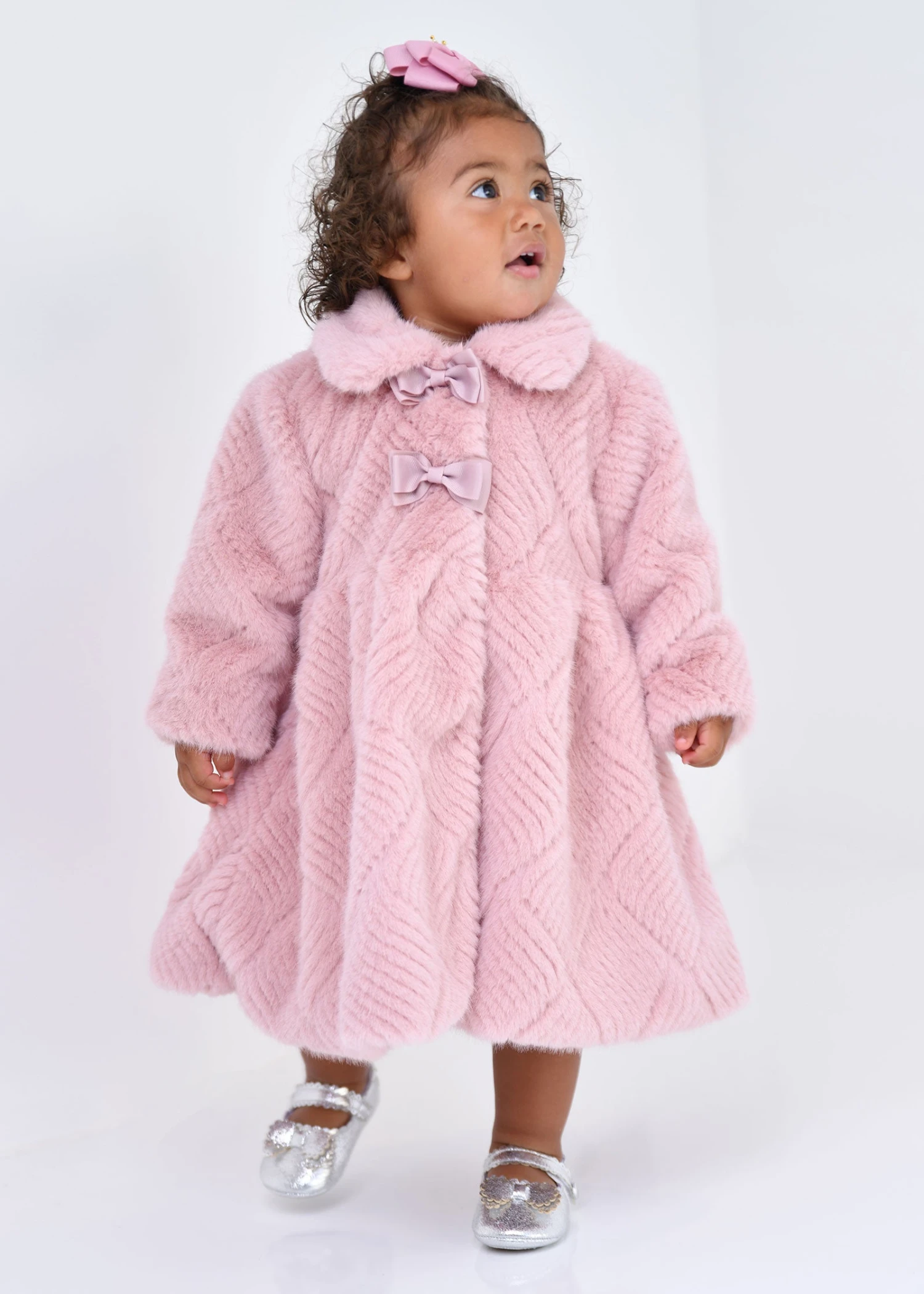 Harmony Baby Fur Coat Tea Rose 2 Harmony Baby Fur Coat Tea Rose - Image 2