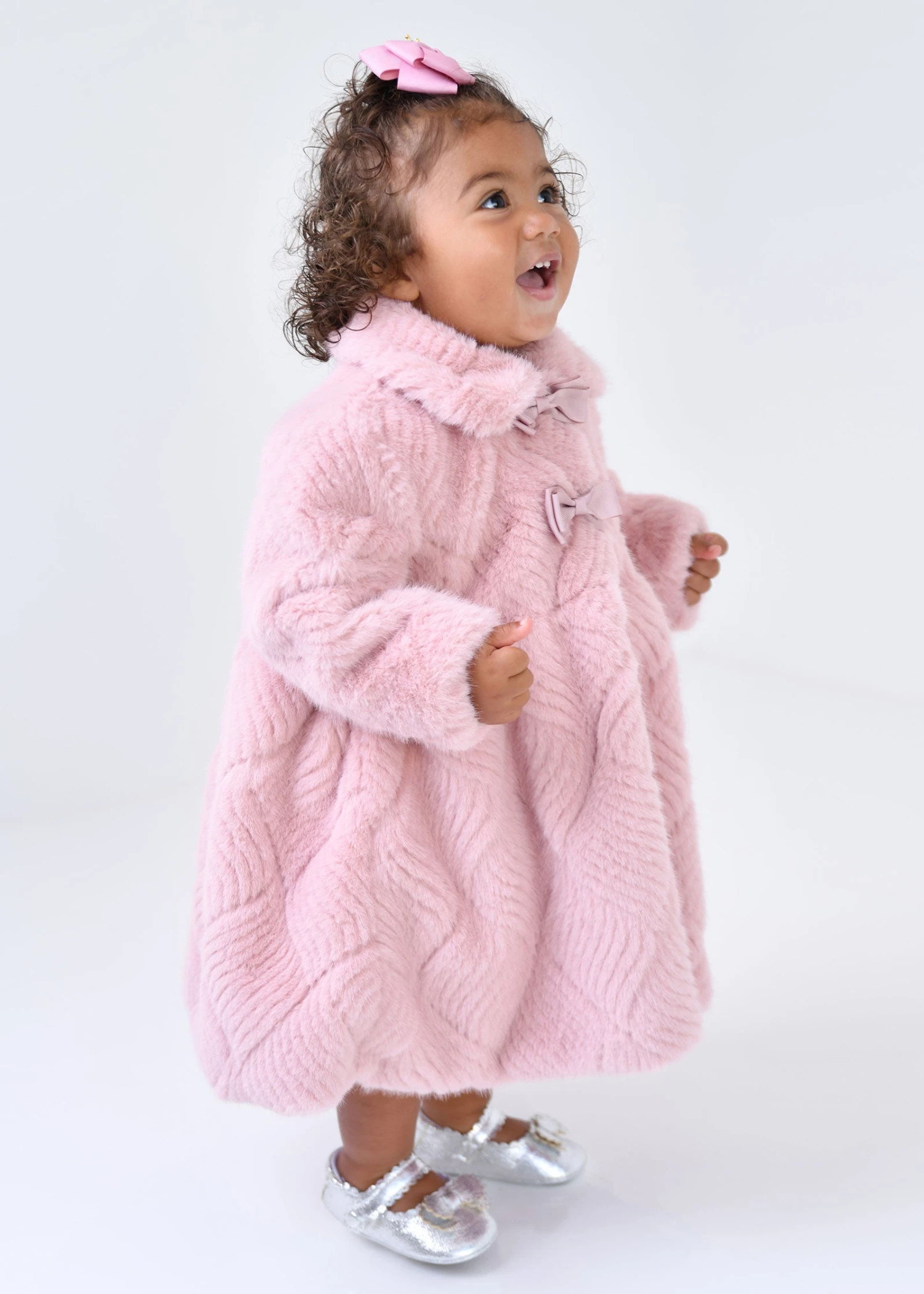 Harmony Baby Fur Coat Tea Rose 4 Harmony Baby Fur Coat Tea Rose - Image 4