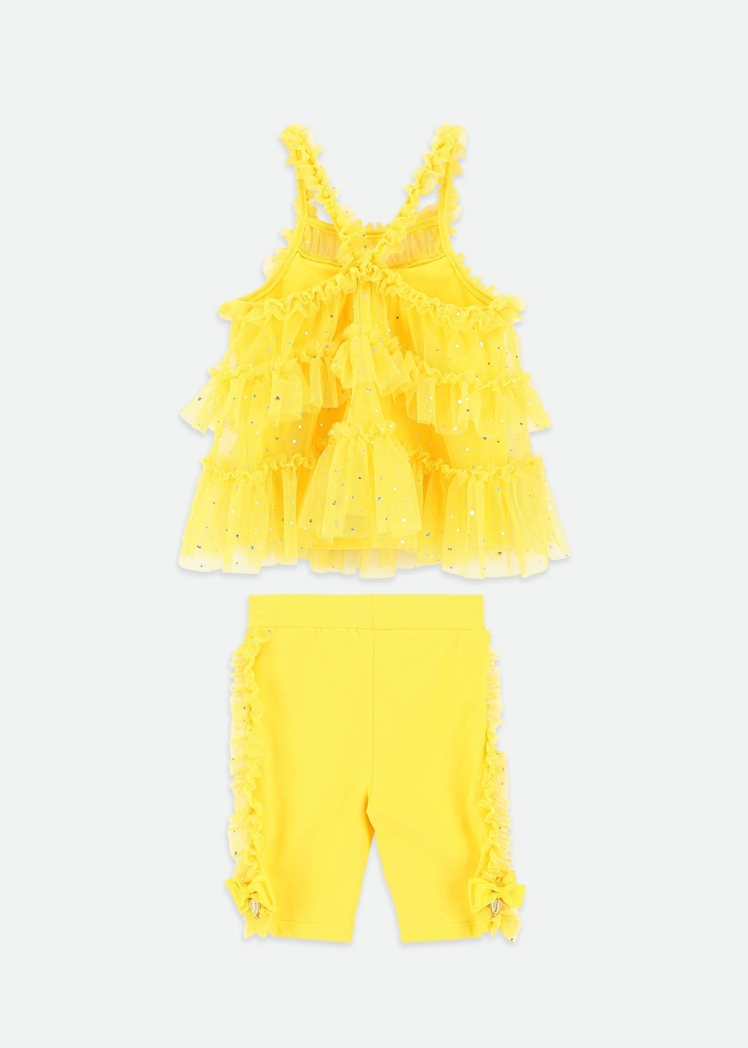 Hebe Sparkle Top & Short Set Dandelion 4 Hebe Sparkle Top & Short Set Dandelion - Image 4