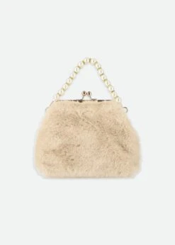 Hope Fur Bag Sand -Angels-Face Shop Hope Bag Sand Back