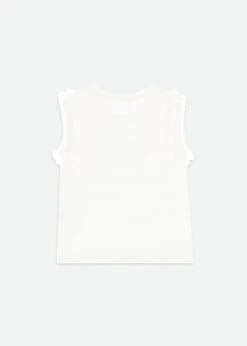 Houston Crystal Bow Top Snowdrop -Angels-Face Shop Houston Top Snowdrop Back