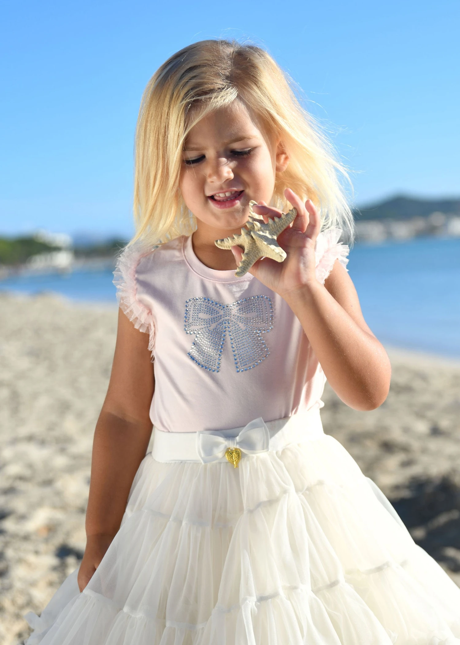 Houston Crystal Bow Top Pale Pink 2 Houston Crystal Bow Top Pale Pink - Image 2