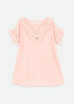 Irena Sparkle Kaftan Pale Pink