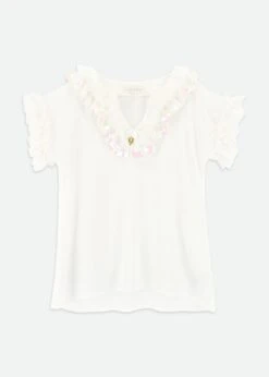 Irena Sequin Kaftan Snowdrop