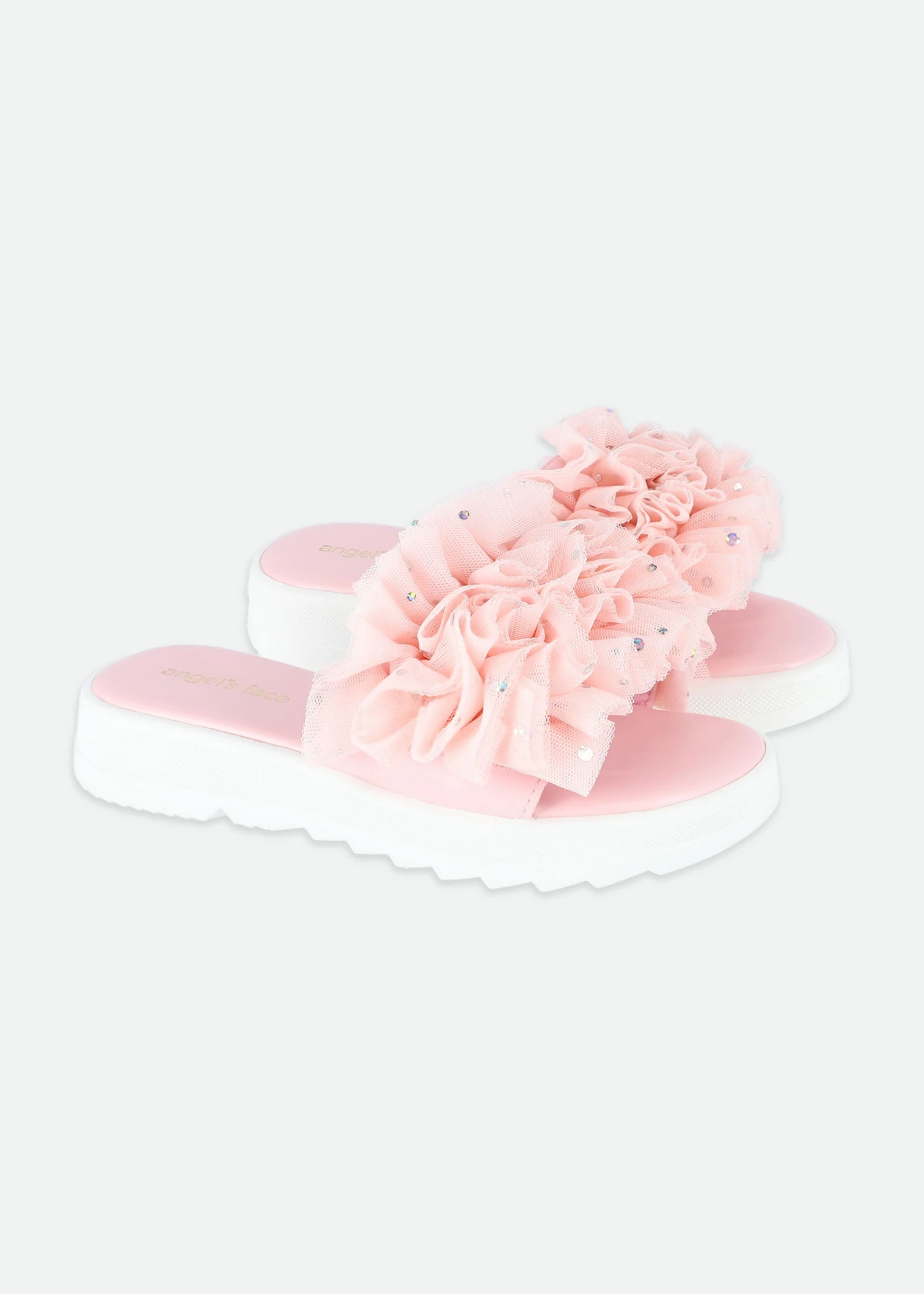 Juliet Sliders Pale Pink 1 Juliet Sliders Pale Pink