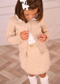 Melody Fluffy Knitted Skirt Sand -Angels-Face Shop Kamala Cardigan Sand Lifestyle 1 c6049c80 b370 4bf7 8af6 d1b4551f017d