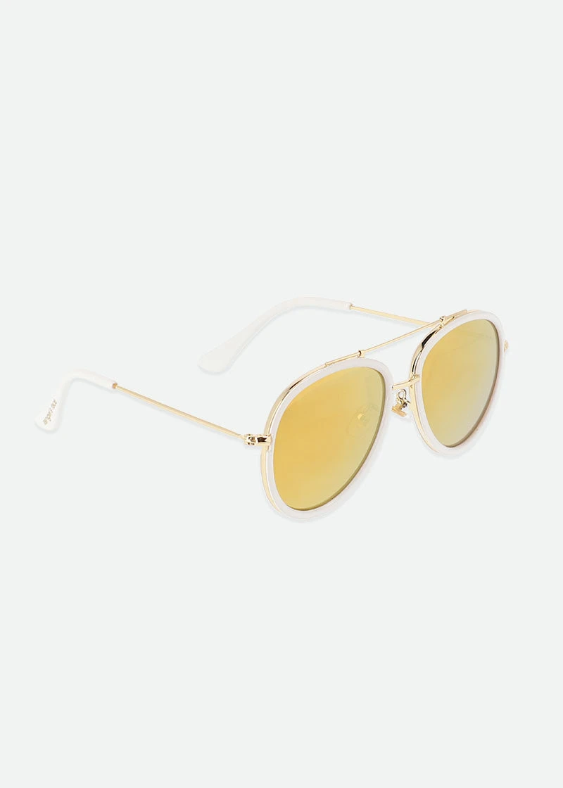 Katrina Sunglasses White With Gold 1 Katrina Sunglasses White With Gold