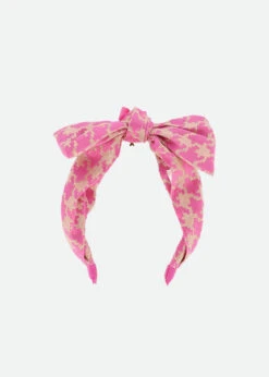 Leigh Headband Pop Pink -Angels-Face Shop Leigh Headband Pink Back