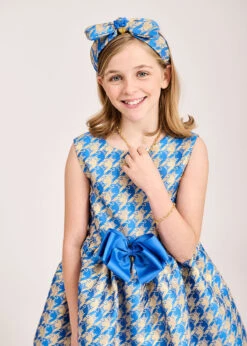 Leigh Headband Royal Blue Cat -Angels-Face Shop Leigh Headband Royal Blue Cat Lifestyle