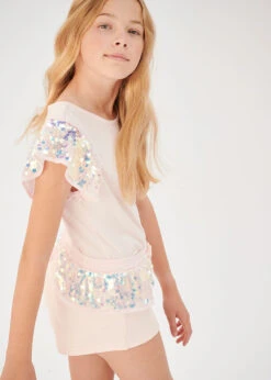 Lindsey Shorts Ballet Pink -Angels-Face Shop Lindsey Shorts Ballet Pink Lifestyle 1