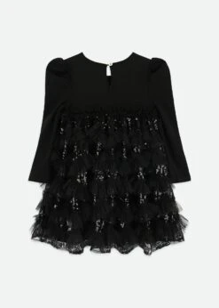 Lively Sequin Tulle Dress Black -Angels-Face Shop Lively Dress Black Back 80904b8a 9cfe 429b a188 16b629270c4c