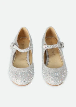 Lizzie Crystal Heels Silver -Angels-Face Shop Lizzie Heel Silver Top