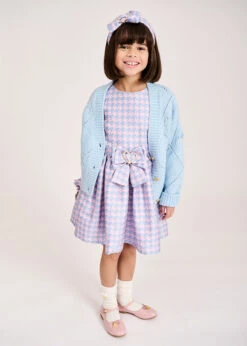 Lou Heart Knit Cardigan Blue 7 Lou Heart Knit Cardigan Blue -Angels-Face Shop Lou Cardigan Blue Lifestyle 1