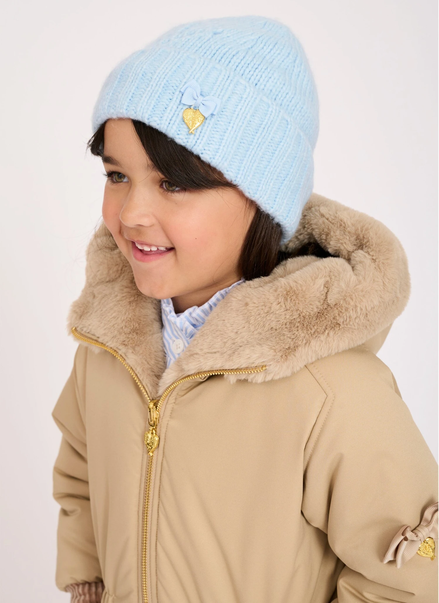 Lou Cable Hat Blue 3 Lou Cable Hat Blue - Image 3