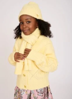 Lou Cable Hat Lemon 7 Lou Cable Hat Lemon -Angels-Face Shop Lou Hat Yellow Lifestyle 1