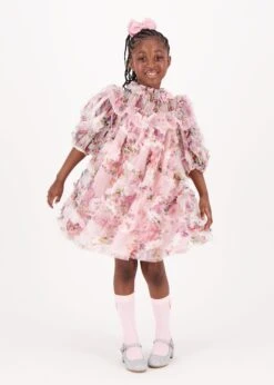 Luella Floral Tulle Dress Tea Rose 10 Luella Floral Tulle Dress Tea Rose -Angels-Face Shop Luella Dress Tea Rose Lifestyle