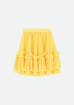 Mabelle Skirt Sunshine Yellow 7 Mabelle Skirt Sunshine Yellow -Angels-Face Shop Mabelle Yellow Back