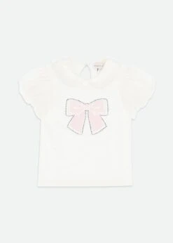 Mallory Bow Top Snowdrop