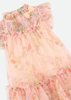 Marigold Primrose Dress Peach -Angels-Face Shop Marigold Dress Peach Detail