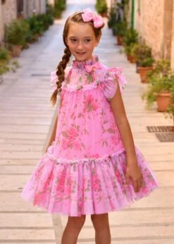 Marigold Flower Dress Begonia Pink -Angels-Face Shop Marigold Dress Begonia Pink Campaign 3
